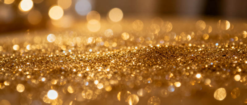 金色闪耀的梦幻背景图片