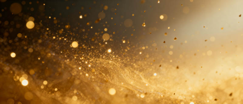 金色光尘飘舞图片