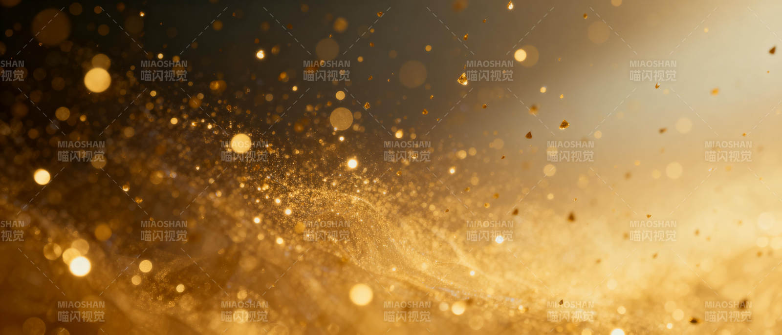 金色光尘飘舞图片