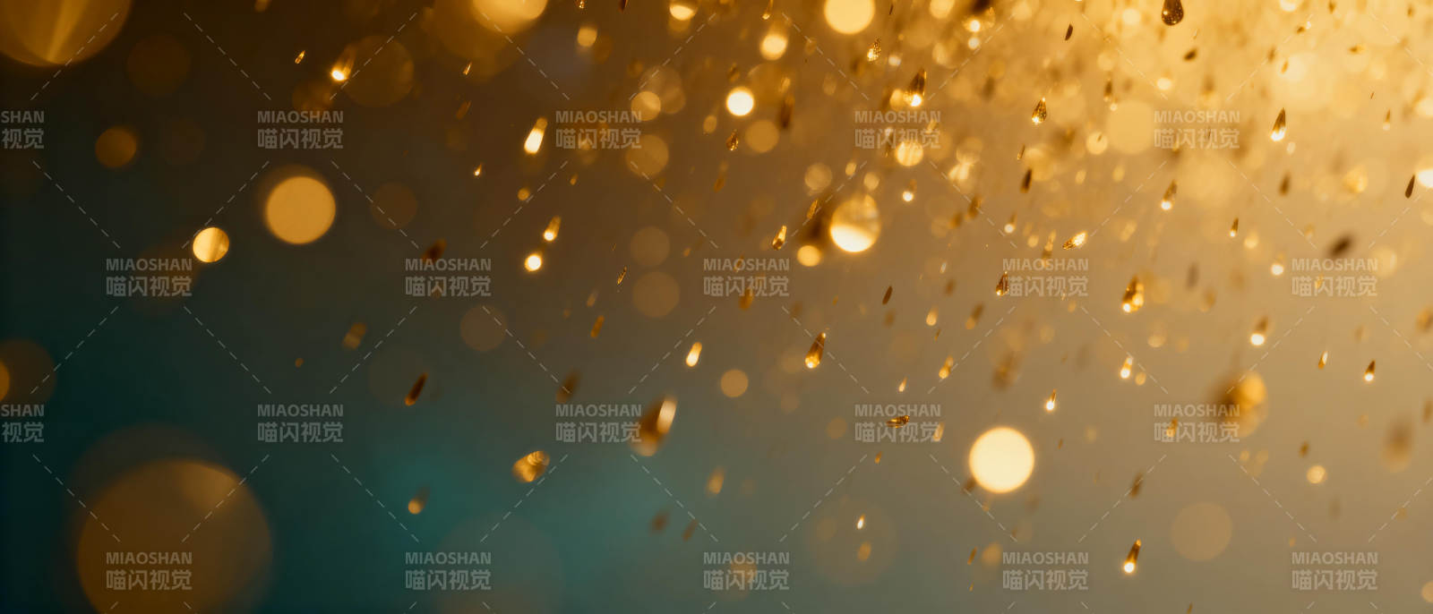 金色光斑飞舞图片