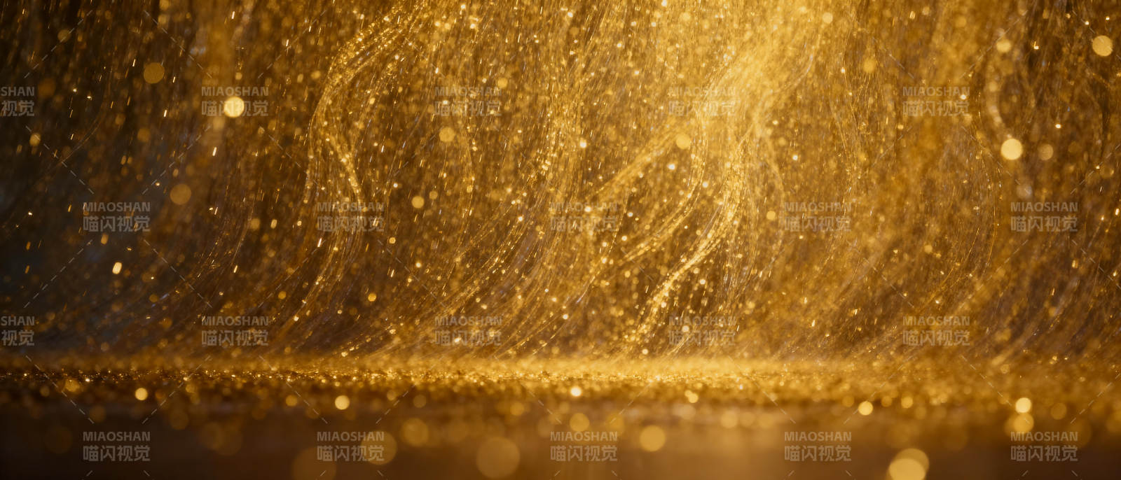 金色光尘飘舞图片