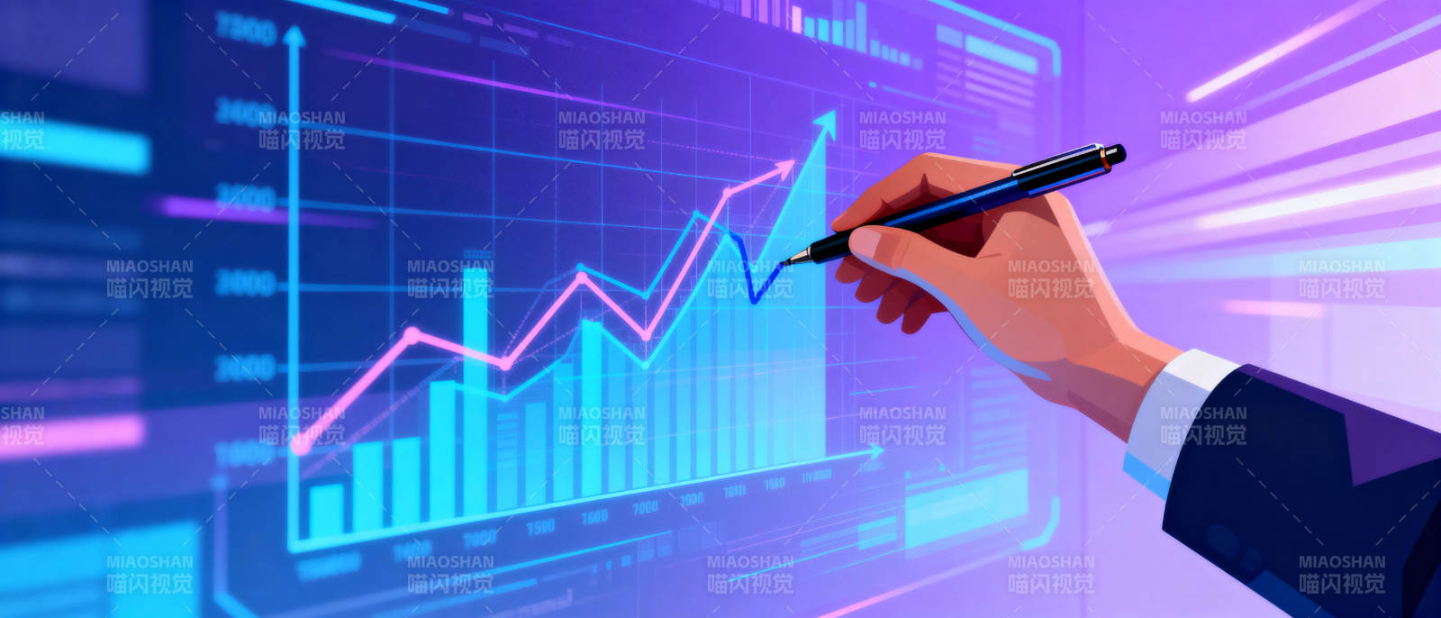 数据增长趋势分析图片