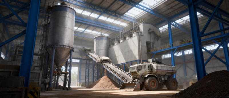 工业厂房作业场景图片