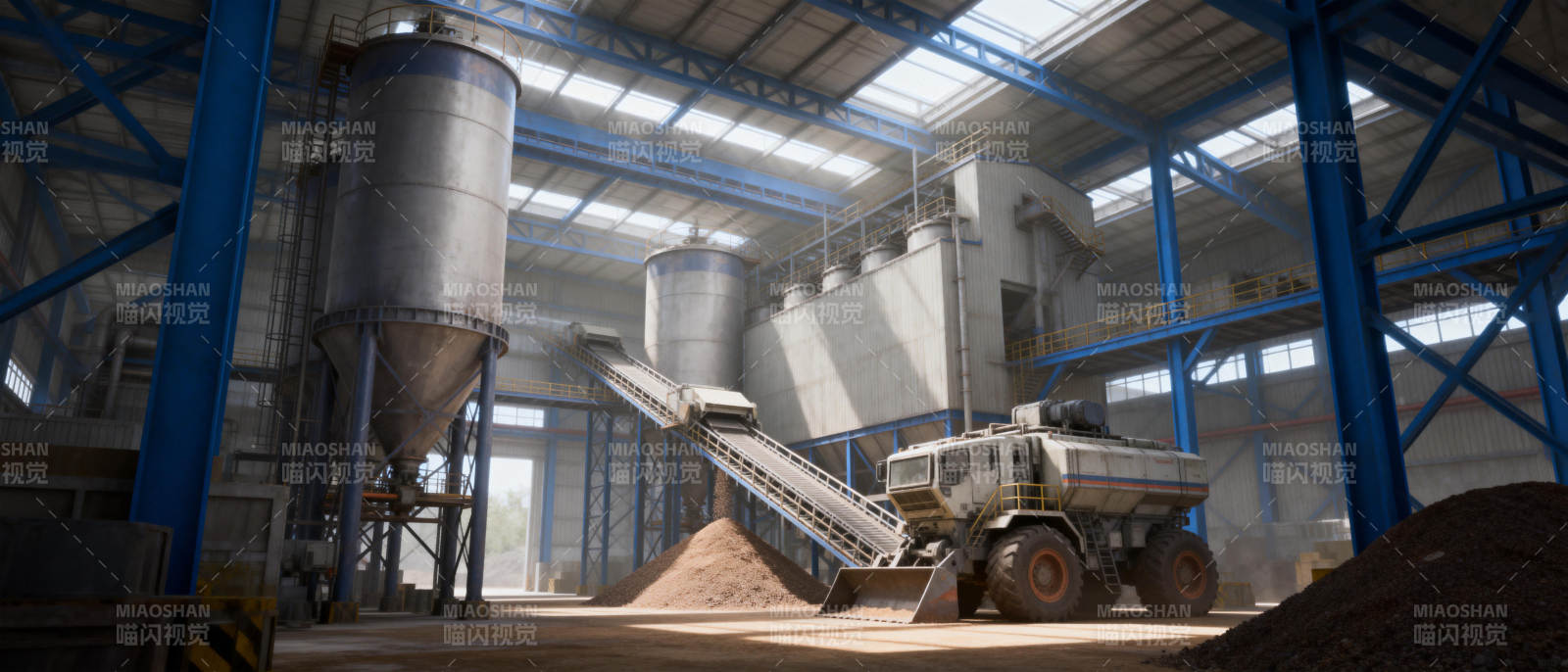 工业厂房作业场景图片