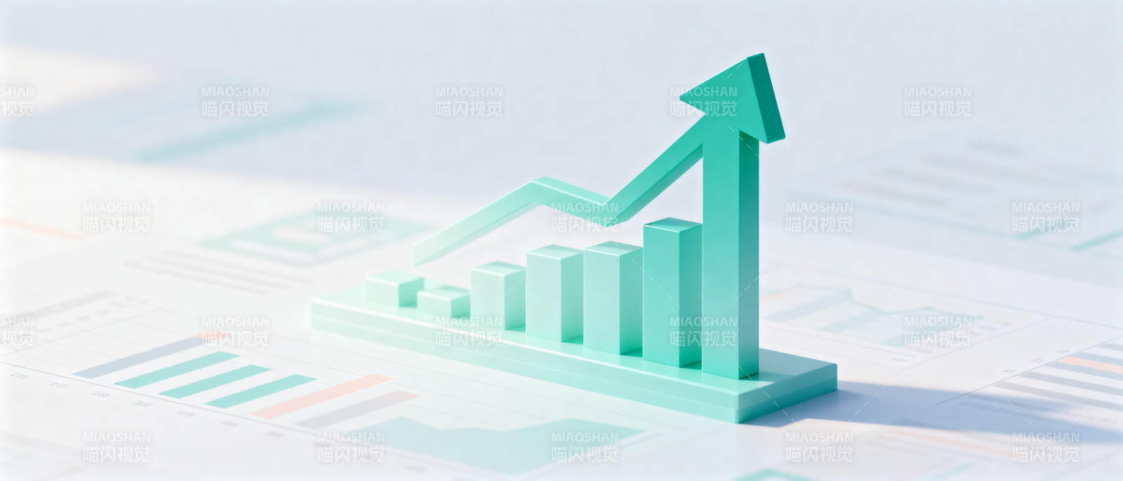 增长趋势图图片