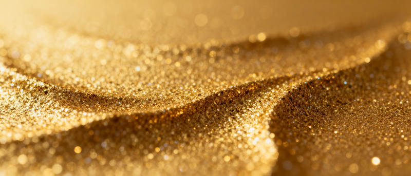 金色闪耀的沙粒图片