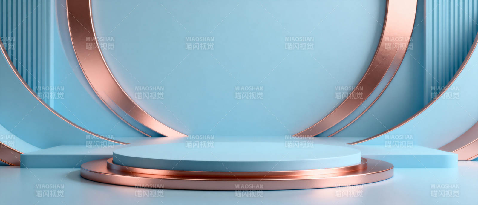 蓝铜环形舞台图片