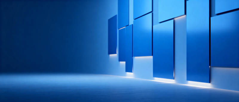 蓝色几何空间图片