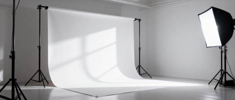 摄影棚布光场景图片