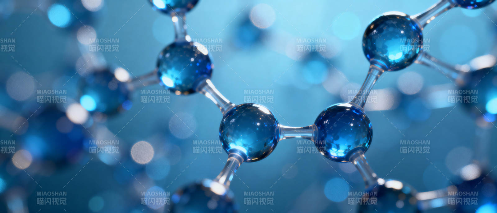 分子结构特写图片