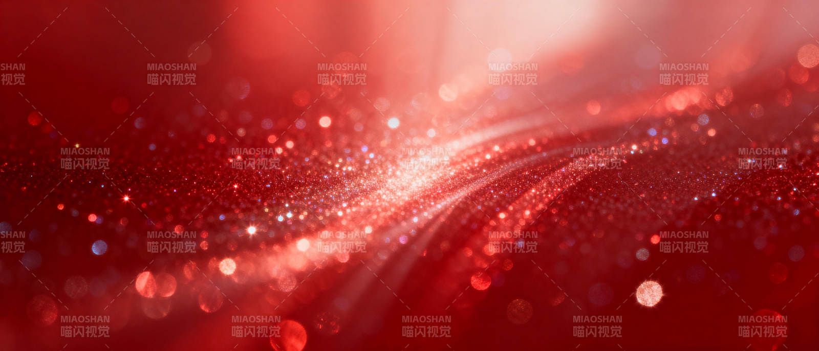 璀璨红光流溢图片