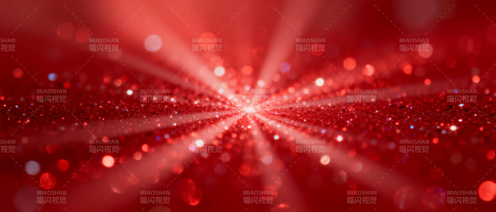 璀璨红光闪耀图片