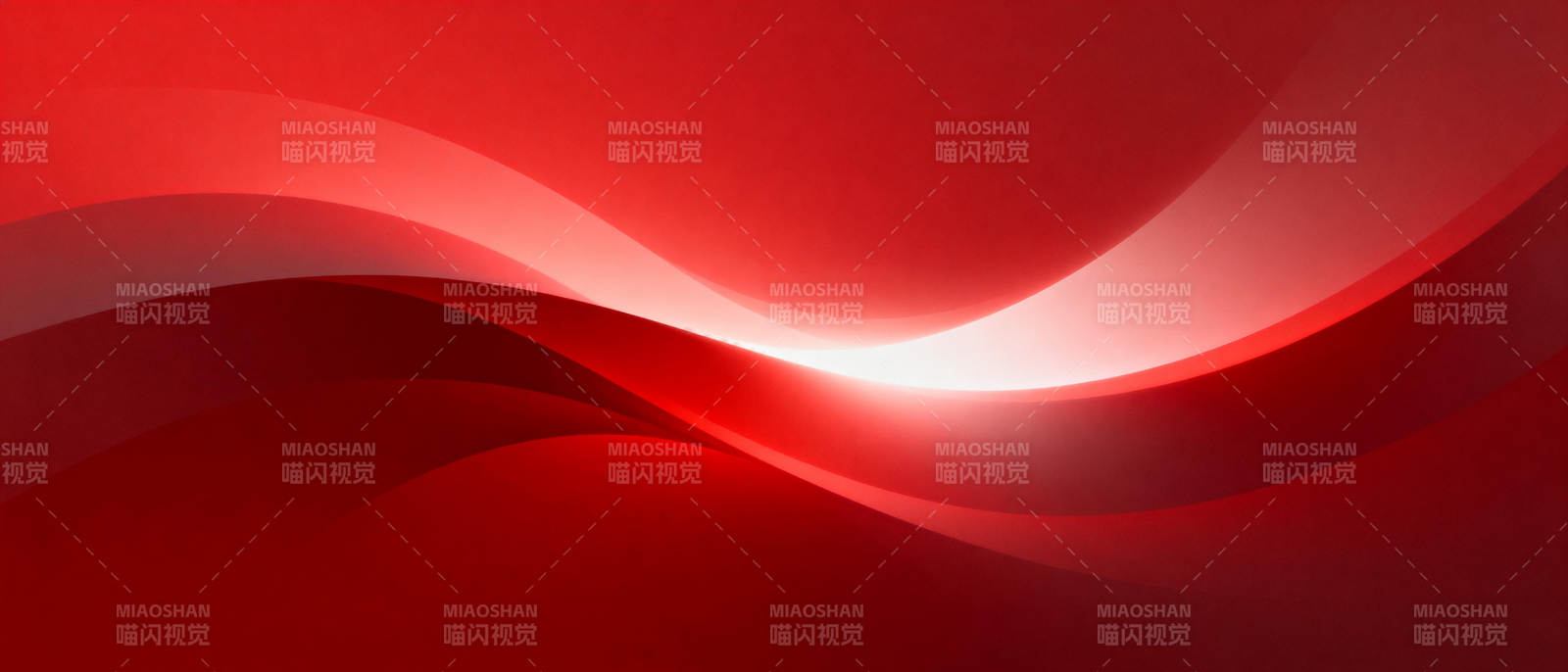 红色波浪光影图片