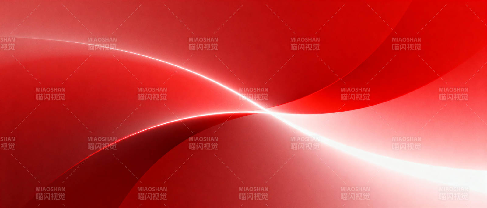 红色波浪线条艺术图片