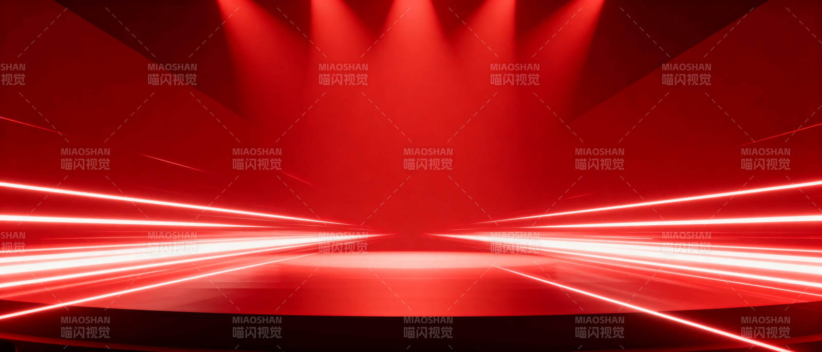 红色舞台光效图片