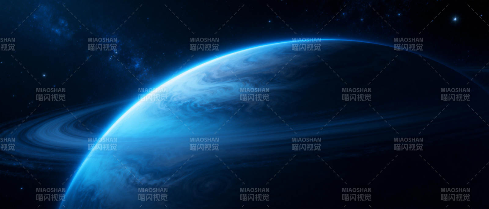 蓝色星球之环图片