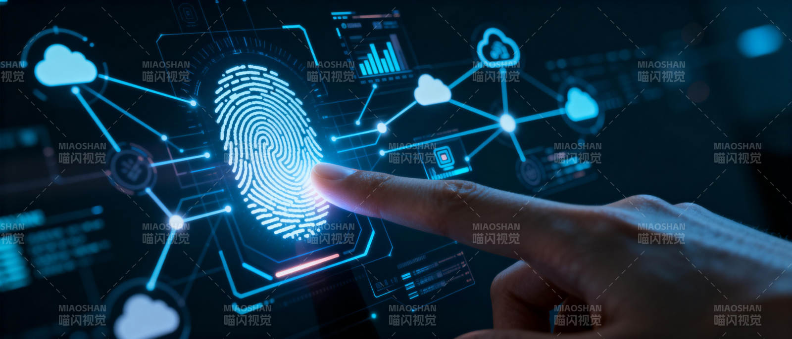 指纹识别科技图片