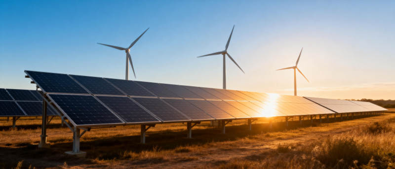 风光互补发电场图片