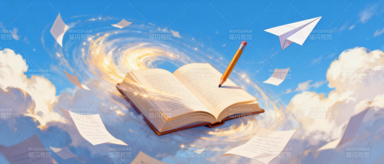 书页飞舞 梦想启航图片