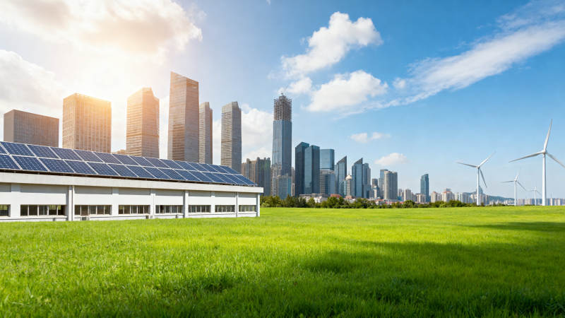 城市绿色能源发展图片