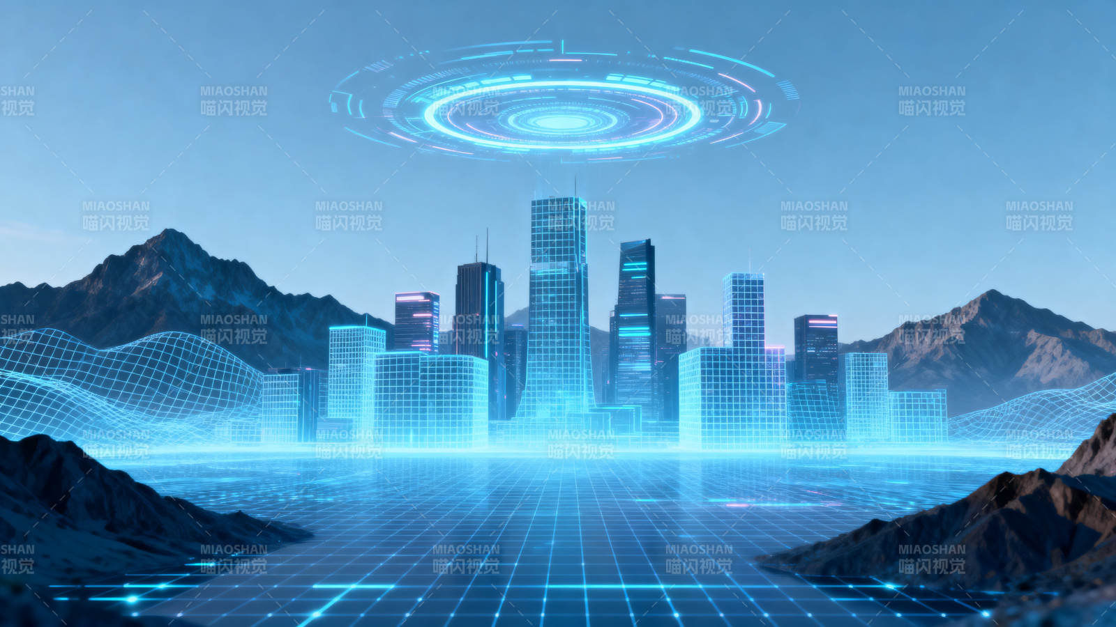 未来城市科技幻想图片