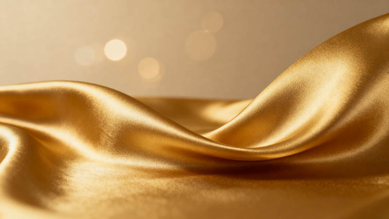 金色丝绸质感背景图片