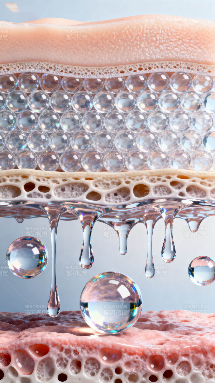 皮肤结构保湿示意图图片