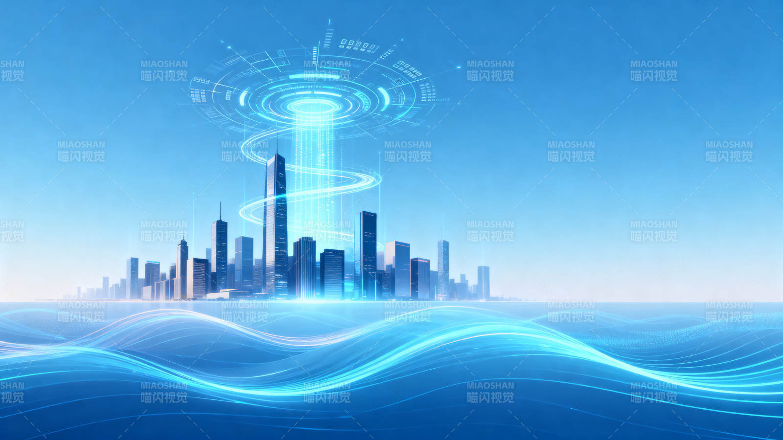 智慧城市科技未来图片