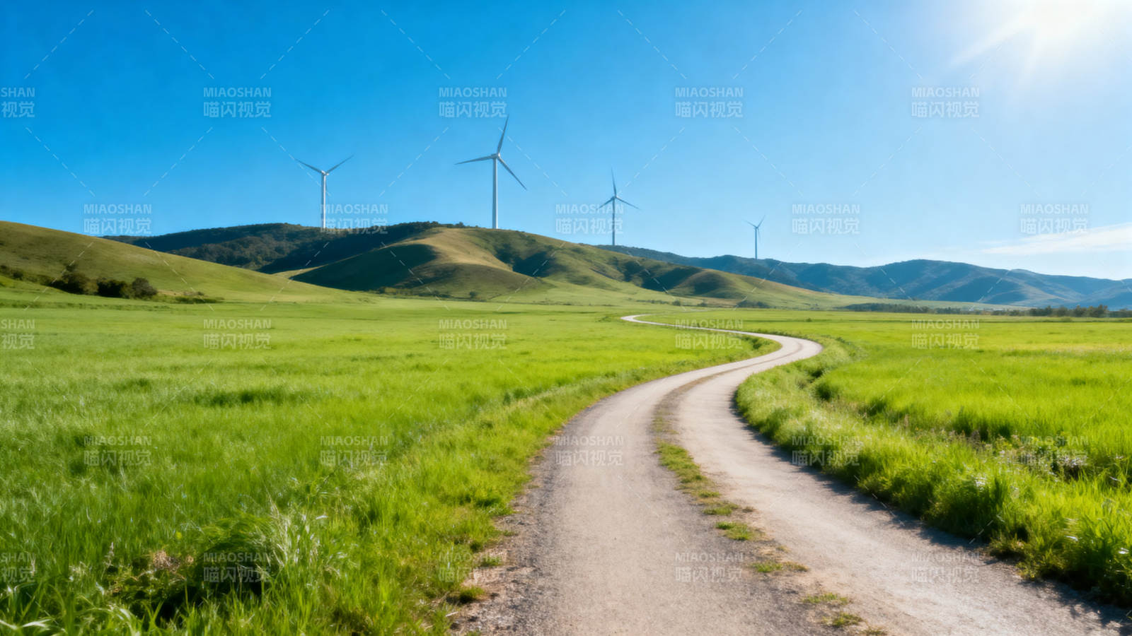 风力发电绿色能源图片