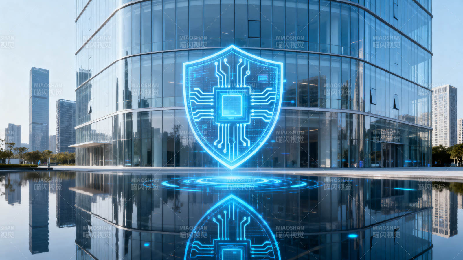 科技大楼网络安全防护图片