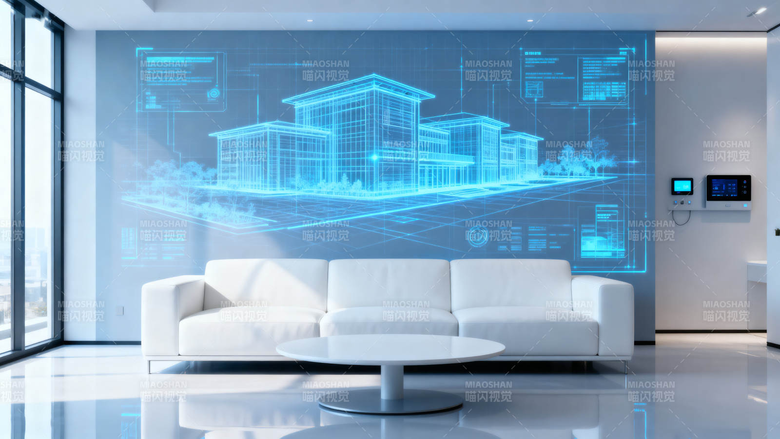 智能建筑科技展示室内设计图片