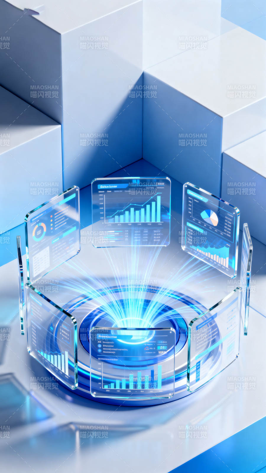 科技数据可视化界面图片