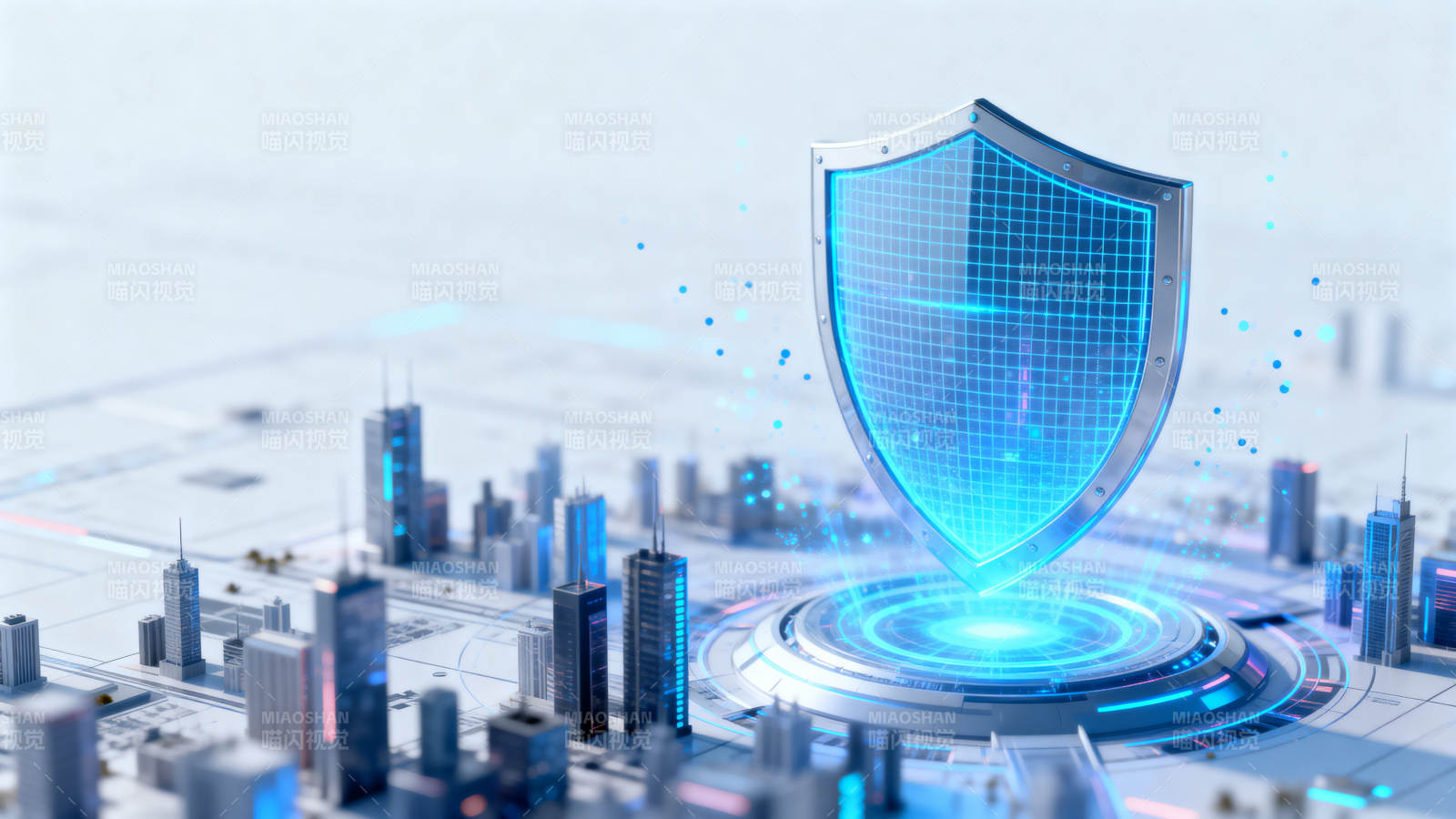 科技城市网络安全防护图片