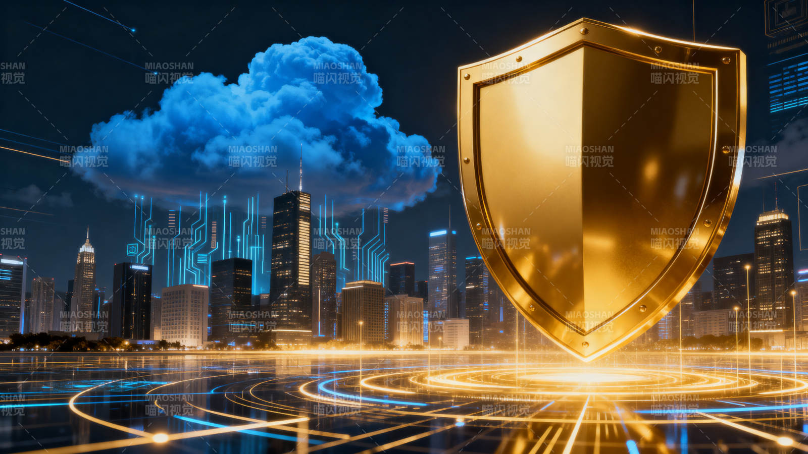 城市网络安全防护图片