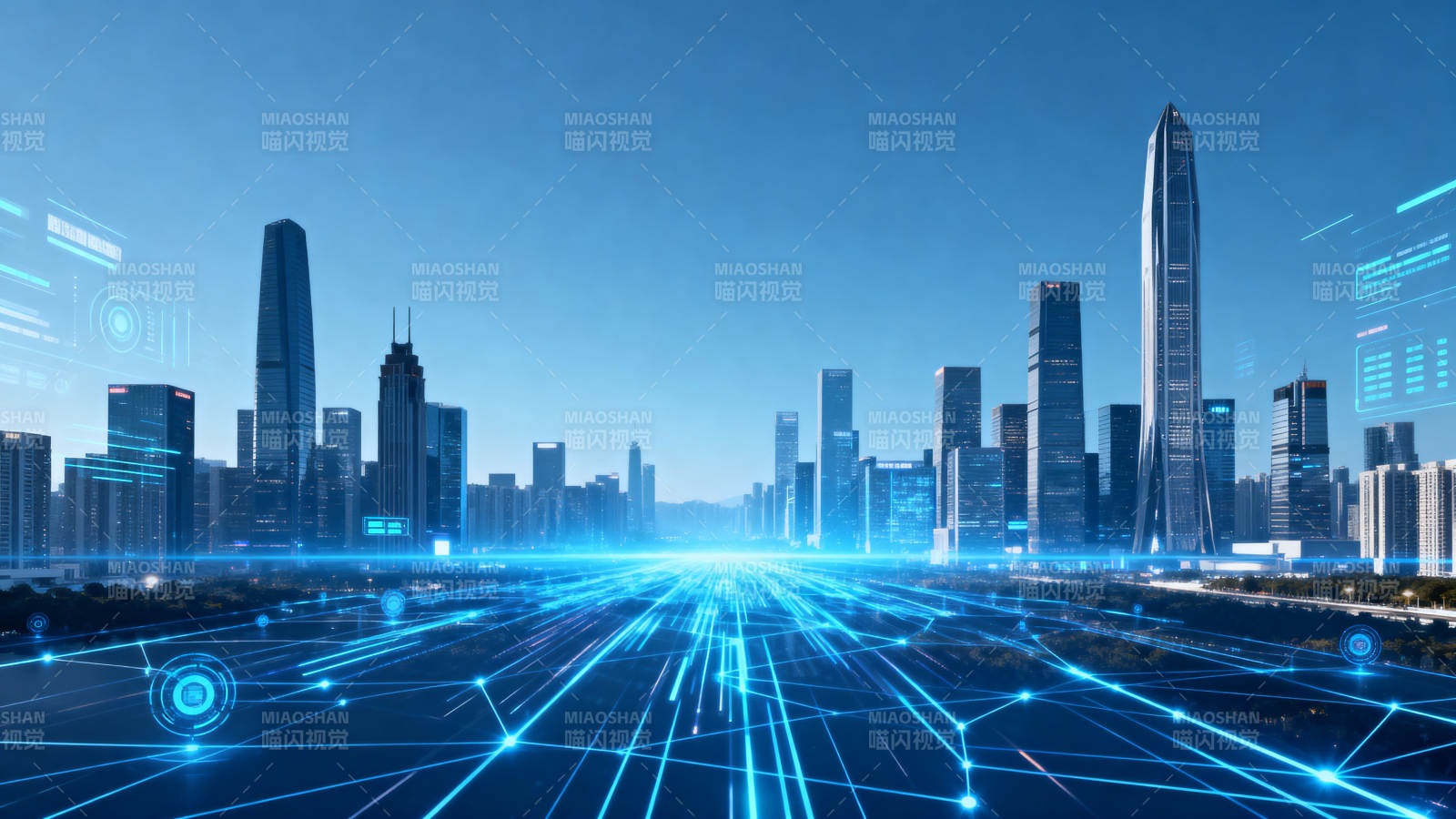 智慧城市科技未来图片