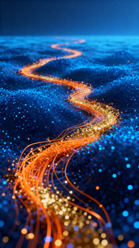 科技感光流抽象背景图片