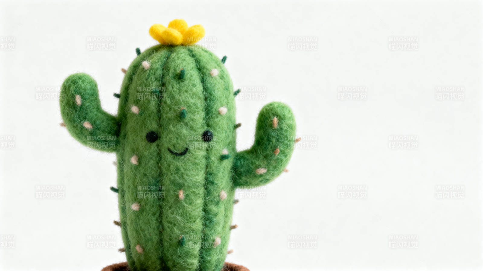 可爱仙人掌毛毡玩偶图片