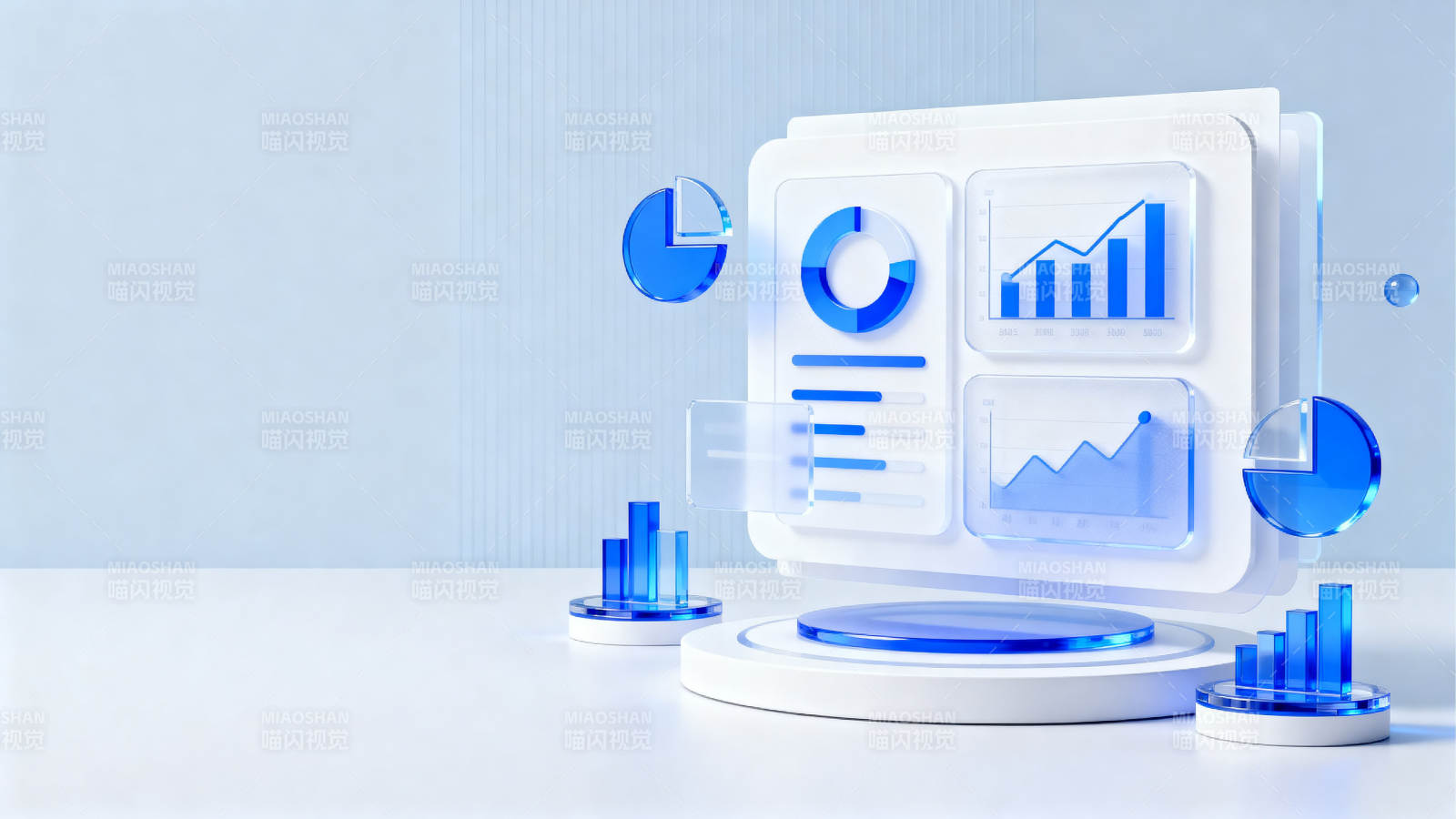 数据可视化科技图表设计图片