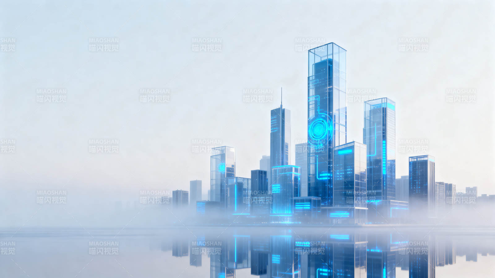 未来科技城市建筑概念图图片