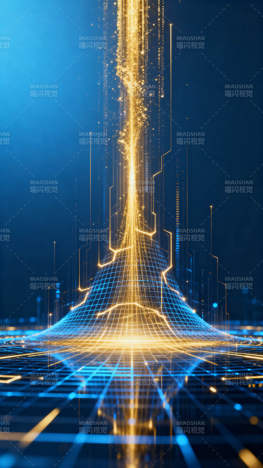 科技能量光束抽象背景图片