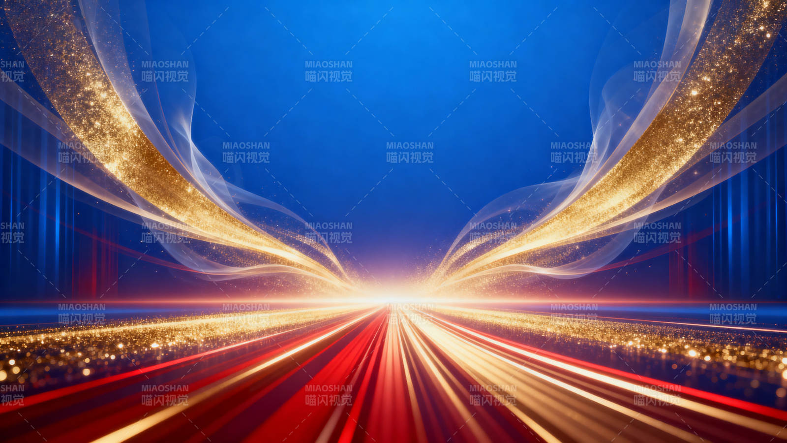 金色光束抽象背景图片