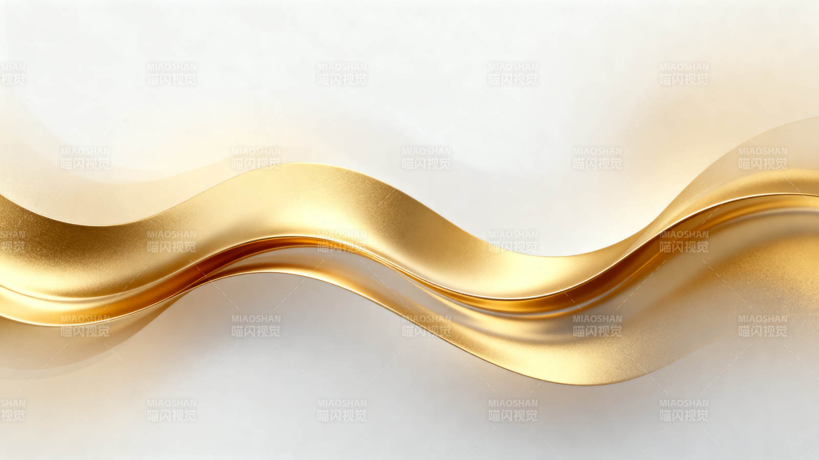 金色波浪抽象背景设计图片