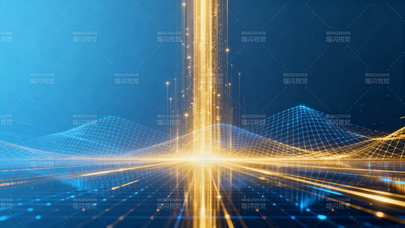 科技光束数字空间图片