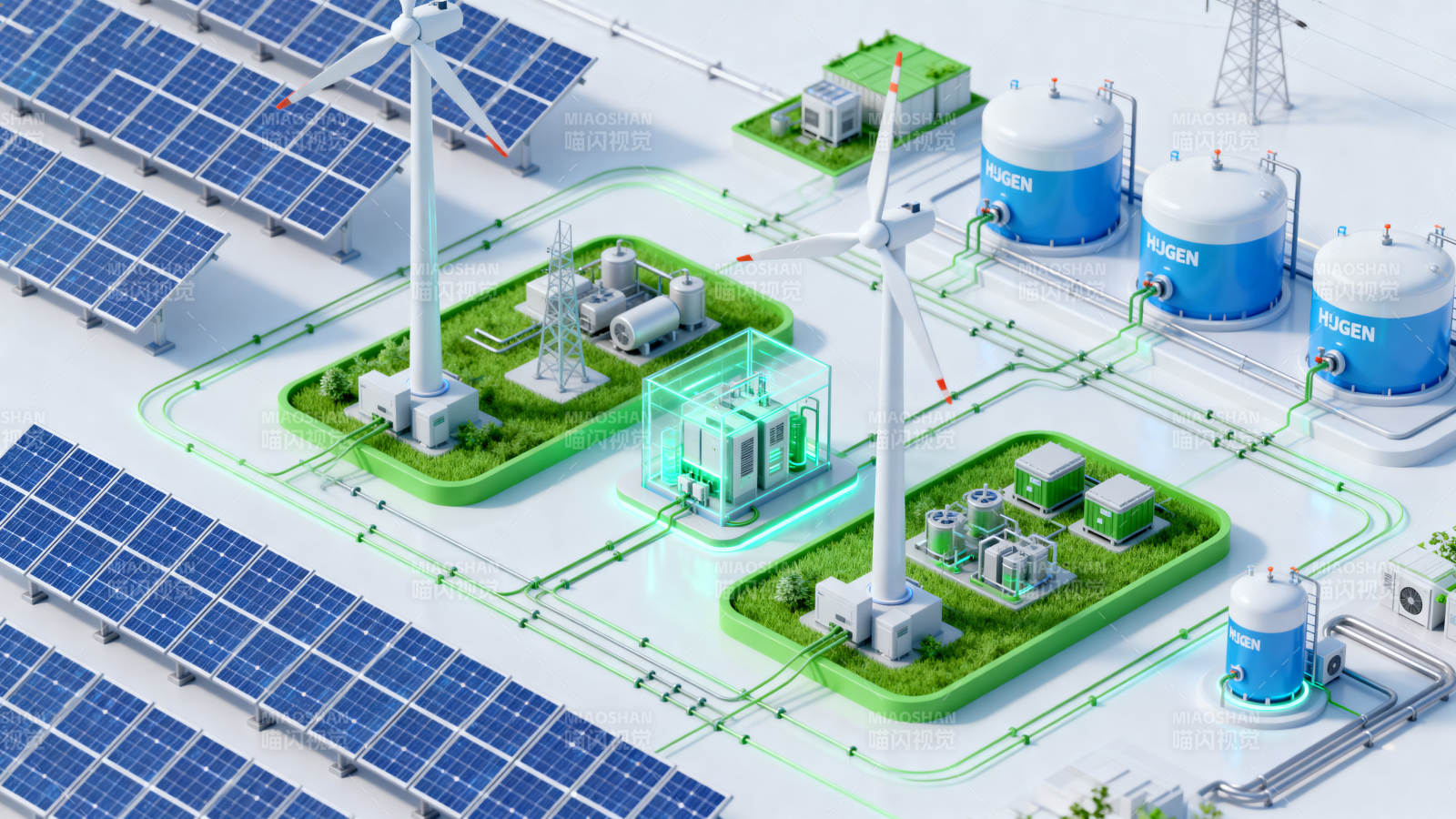 新能源发电与储能系统图片