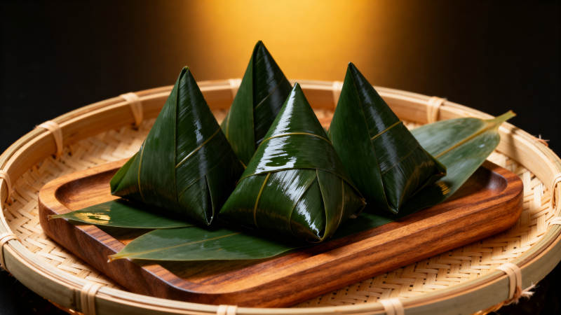 端午节传统粽子展示图片