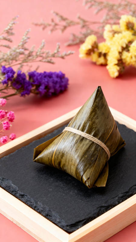 端午节传统粽子特写图片