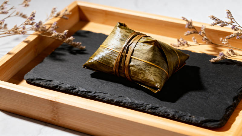 端午节传统粽子特写图片