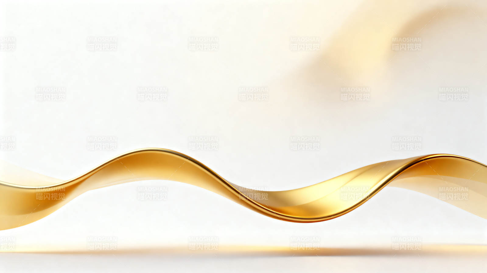 金色波浪抽象背景设计图片