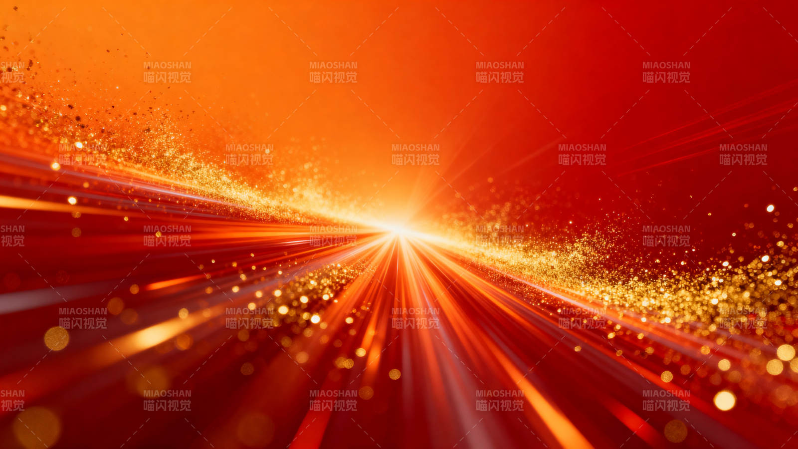 红色光束背景抽象图片