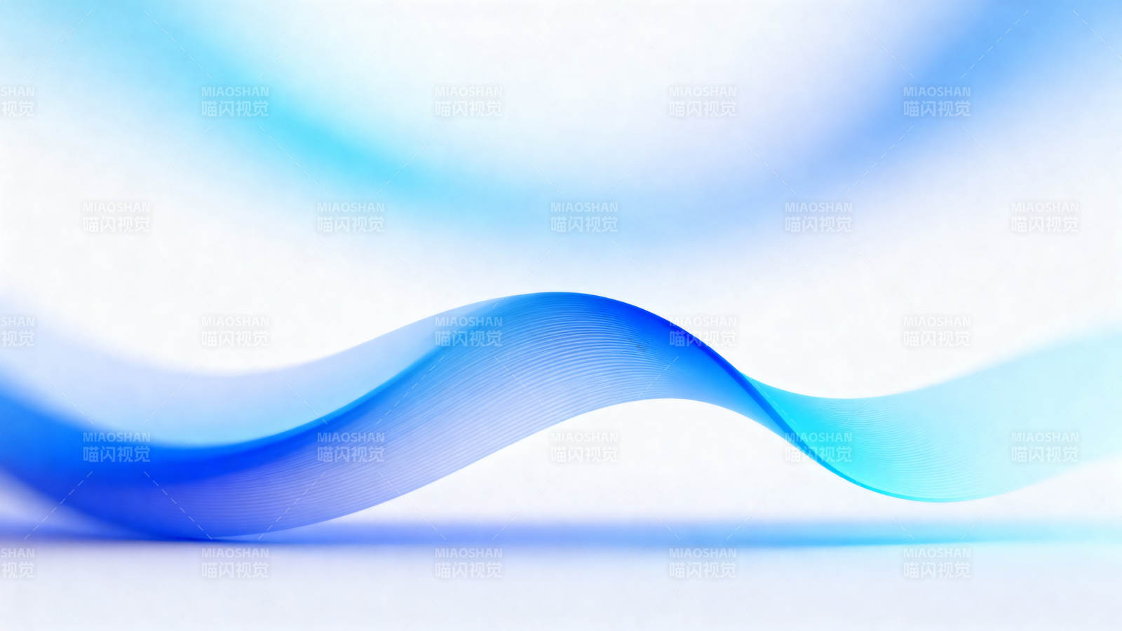 蓝色抽象波浪背景设计图片